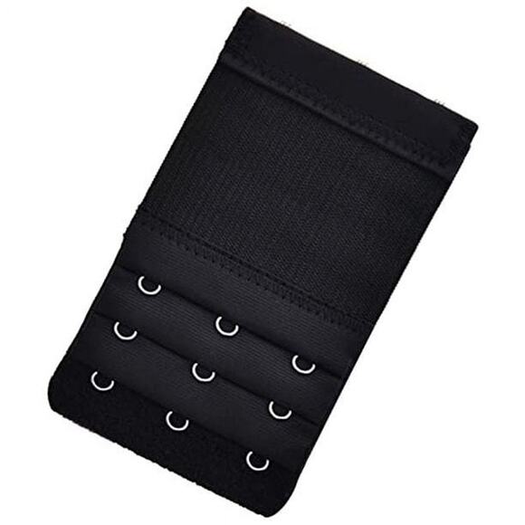 3 Pieces Womens Bra Extenders Elastic Stretchy Bra Extension Strap 3 Rows 3 Hook - Picture 3 of 5
